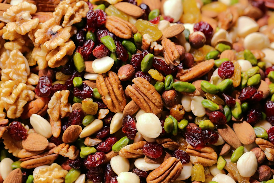 Mélange de noix : noix, pacanes, pistaches et amandes