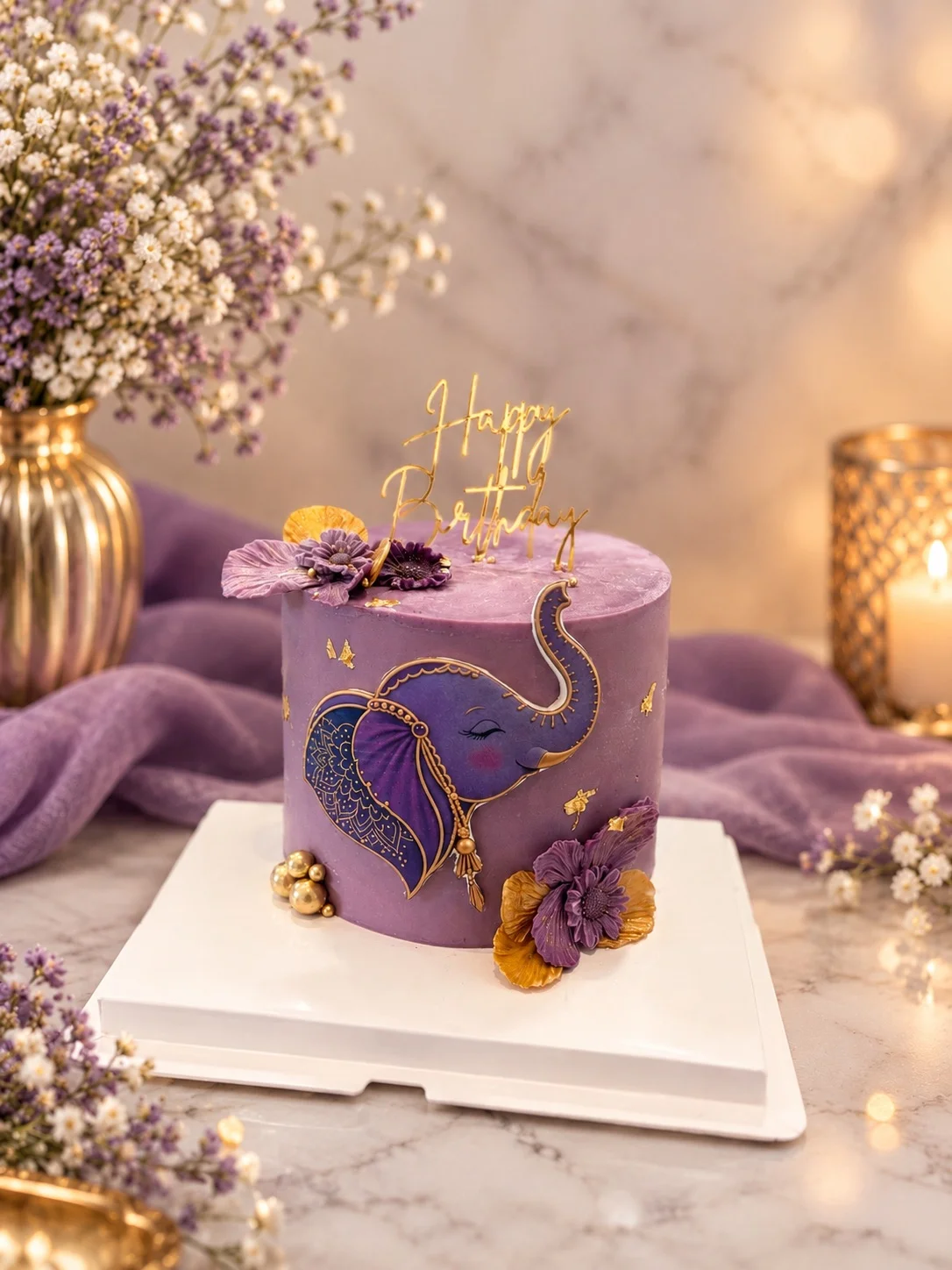 Gâteau éléphant- Mangue & Vanille